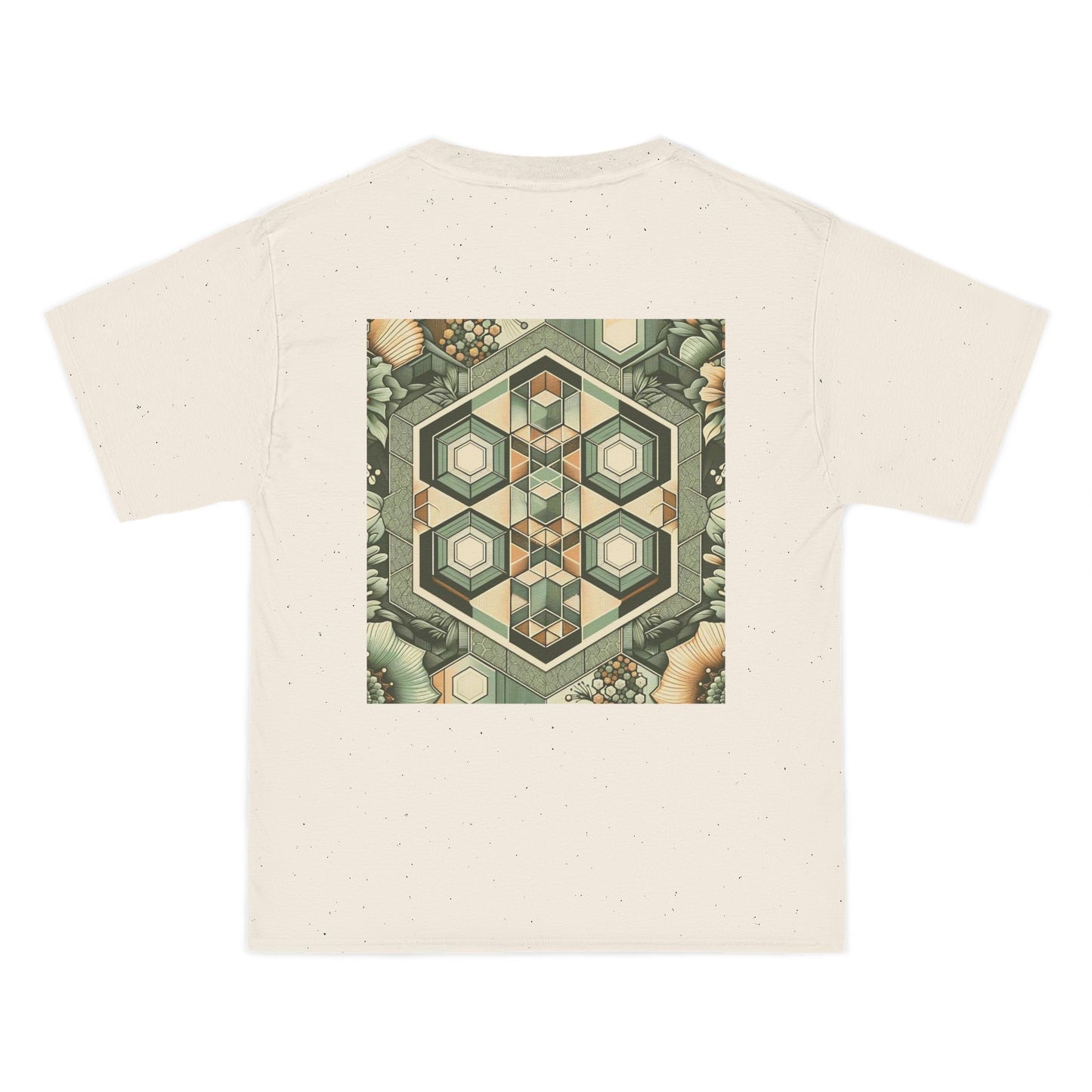 Hexagonal
  Patterns: Floral Sepia