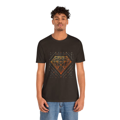 Stylized Diamond: Minimalist Geometric