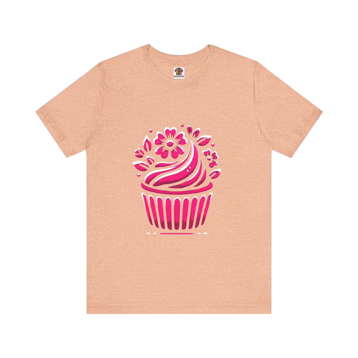 Cupcake with Floral Frosting: Floral Noir