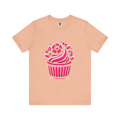 Cupcake with Floral Frosting: Floral Noir