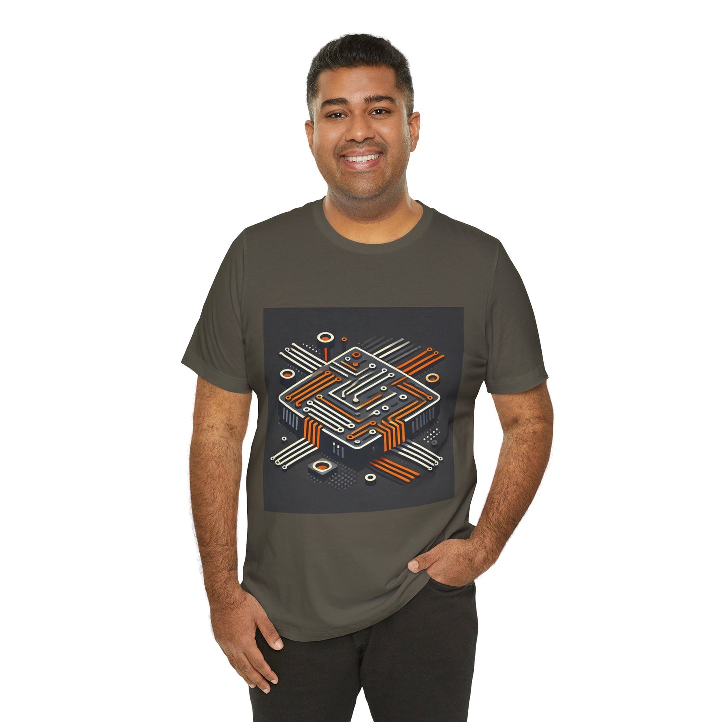 Digital Circuitry: Minimalist Geometric