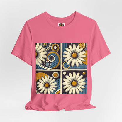 Daisy Landscape: Retro Pop-Art