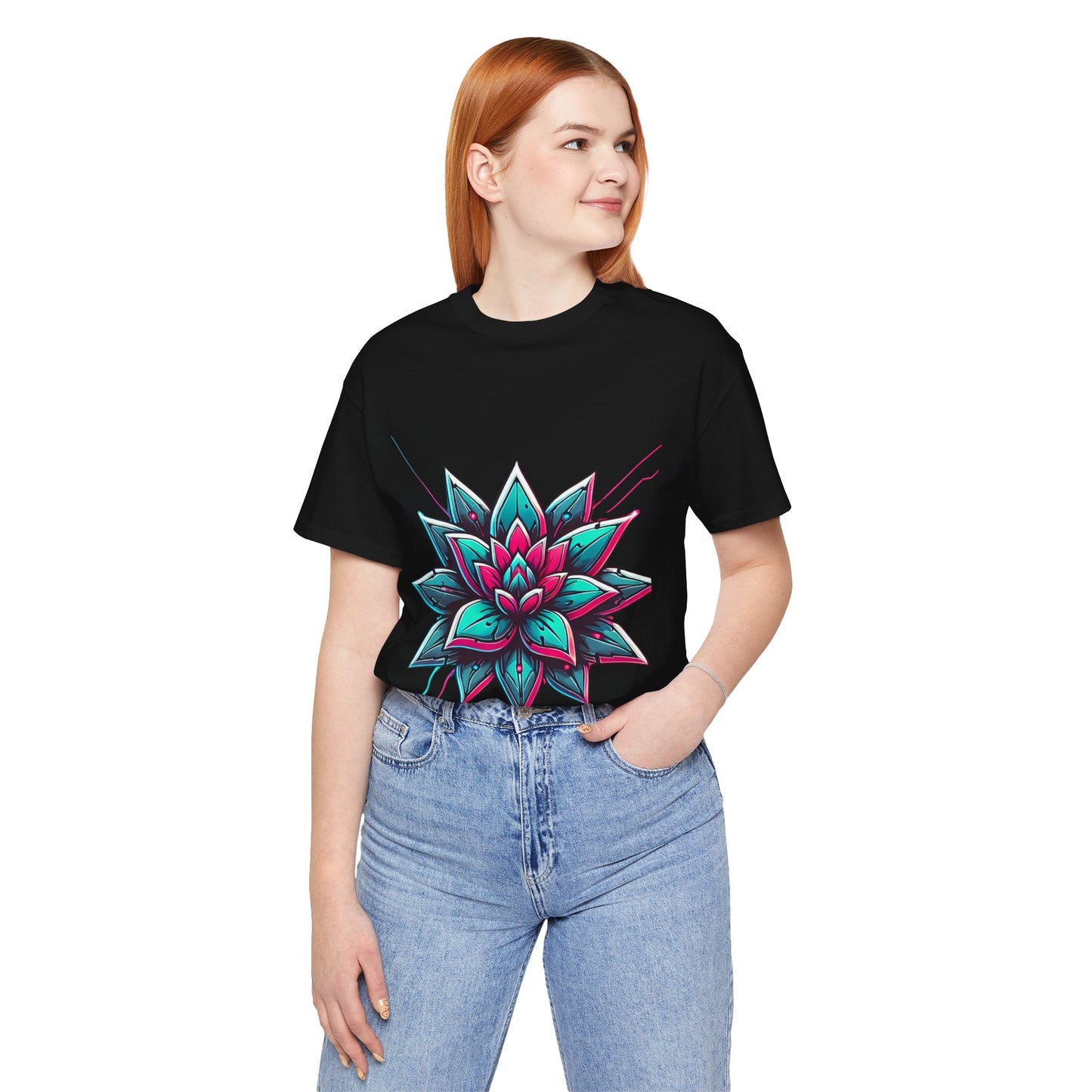 Cybernetic Flower: Cyberpunk Retro-futuristic