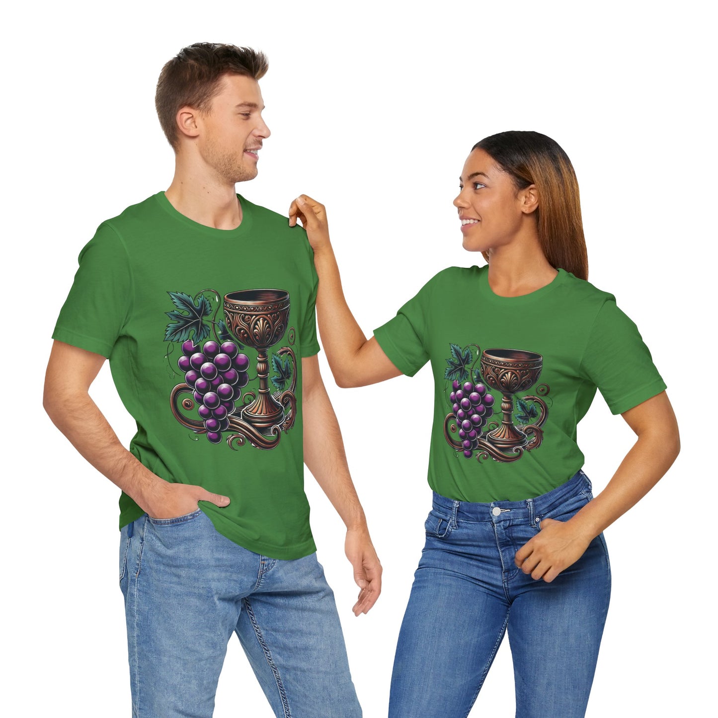 Grapes and Goblet: Classical Elegance