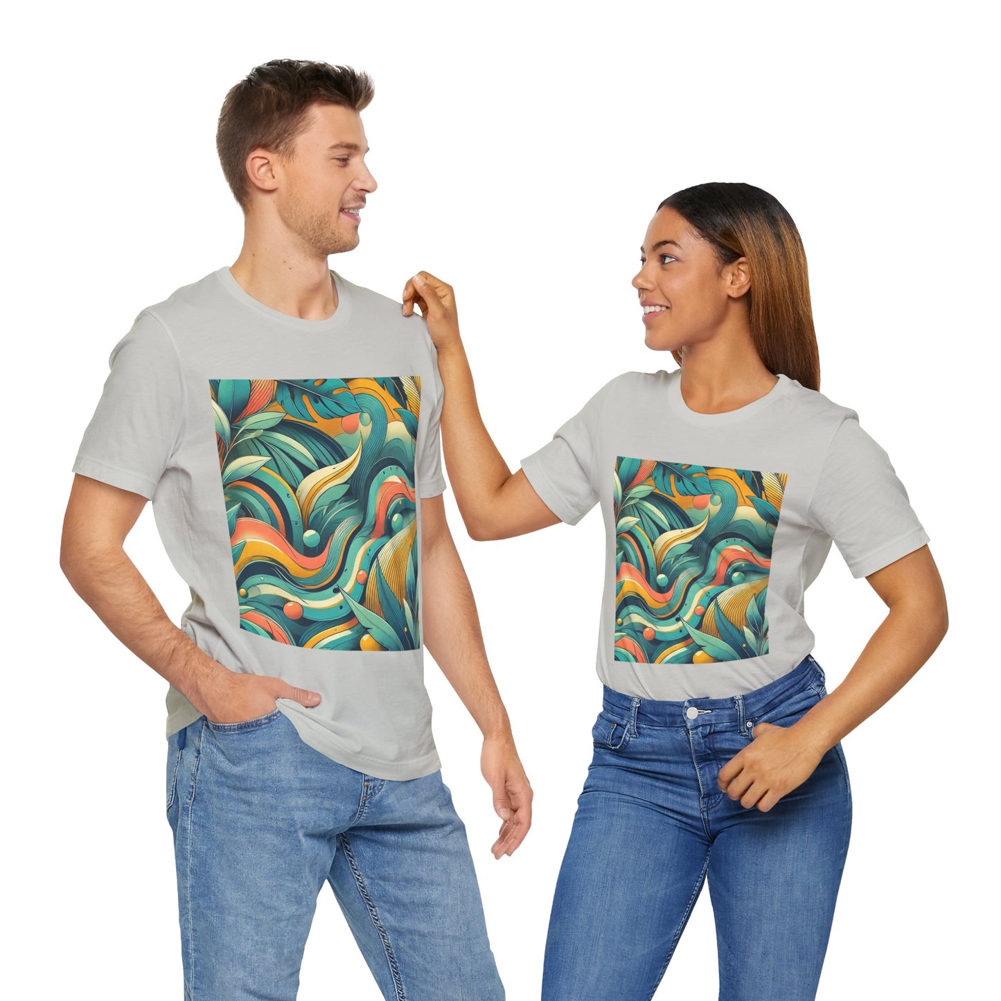 Abstract Waves: Tropical Vibe