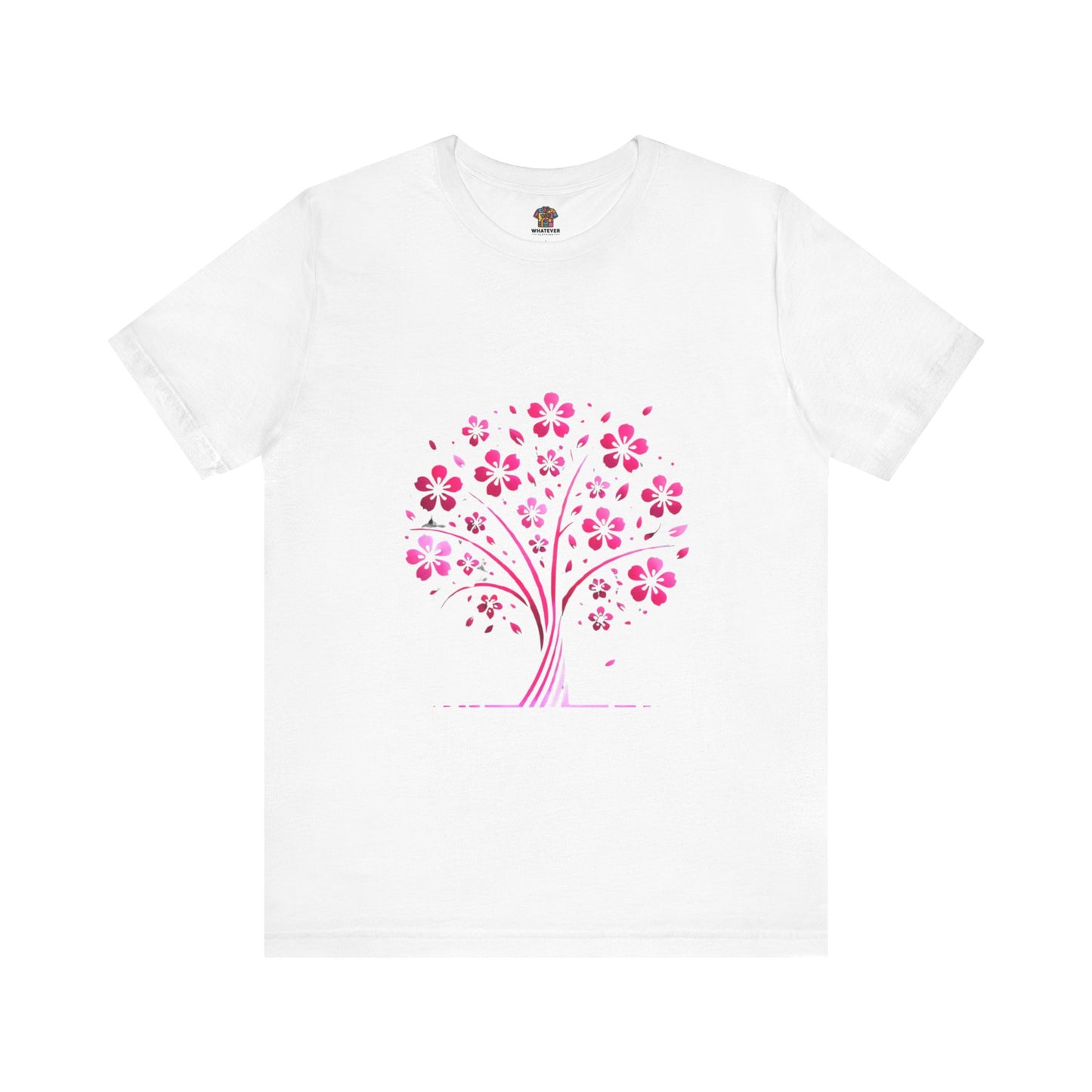 Isolated Stylized Tree: Floral Noir
