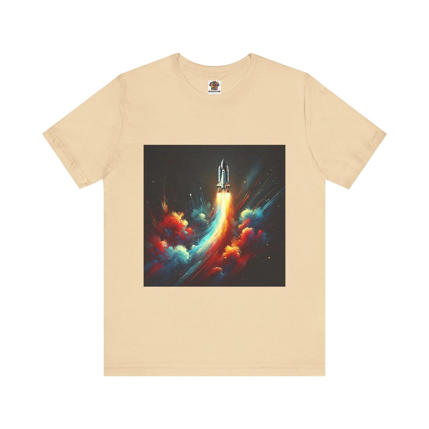 Space Rocket Launch: Abstract Splash