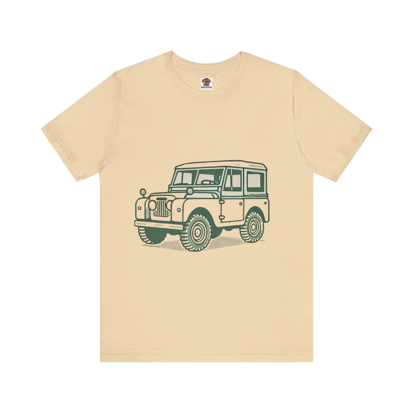 Vintage Off-road Car: Minimalistic Rustic