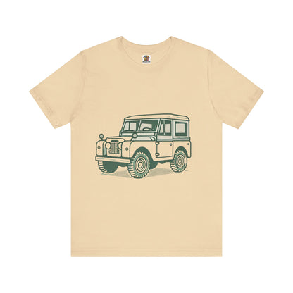 Vintage Off-road Car: Minimalistic Rustic