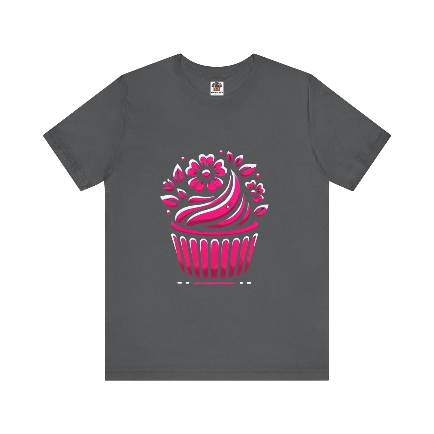 Cupcake with Floral Frosting: Floral Noir