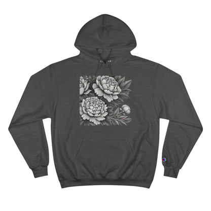 Stylized
  Peonies: Monochromatic Deco