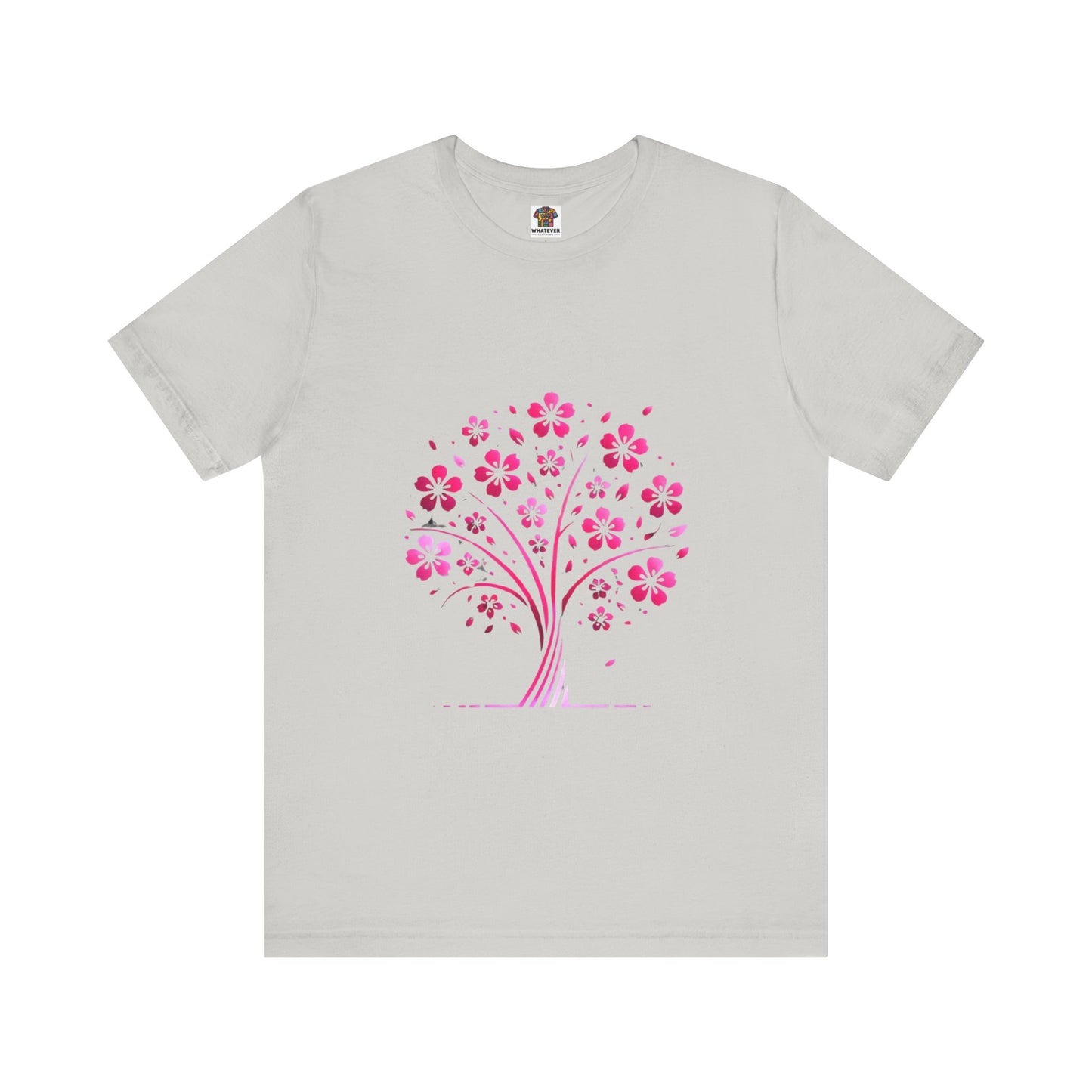 Isolated Stylized Tree: Floral Noir