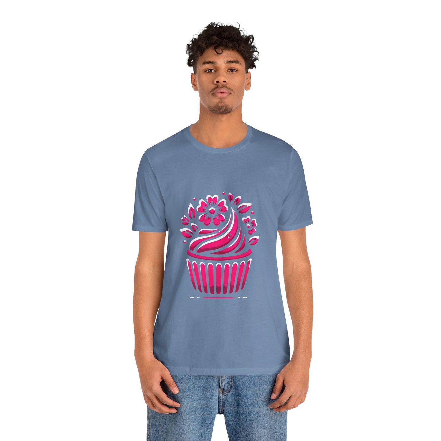 Cupcake with Floral Frosting: Floral Noir