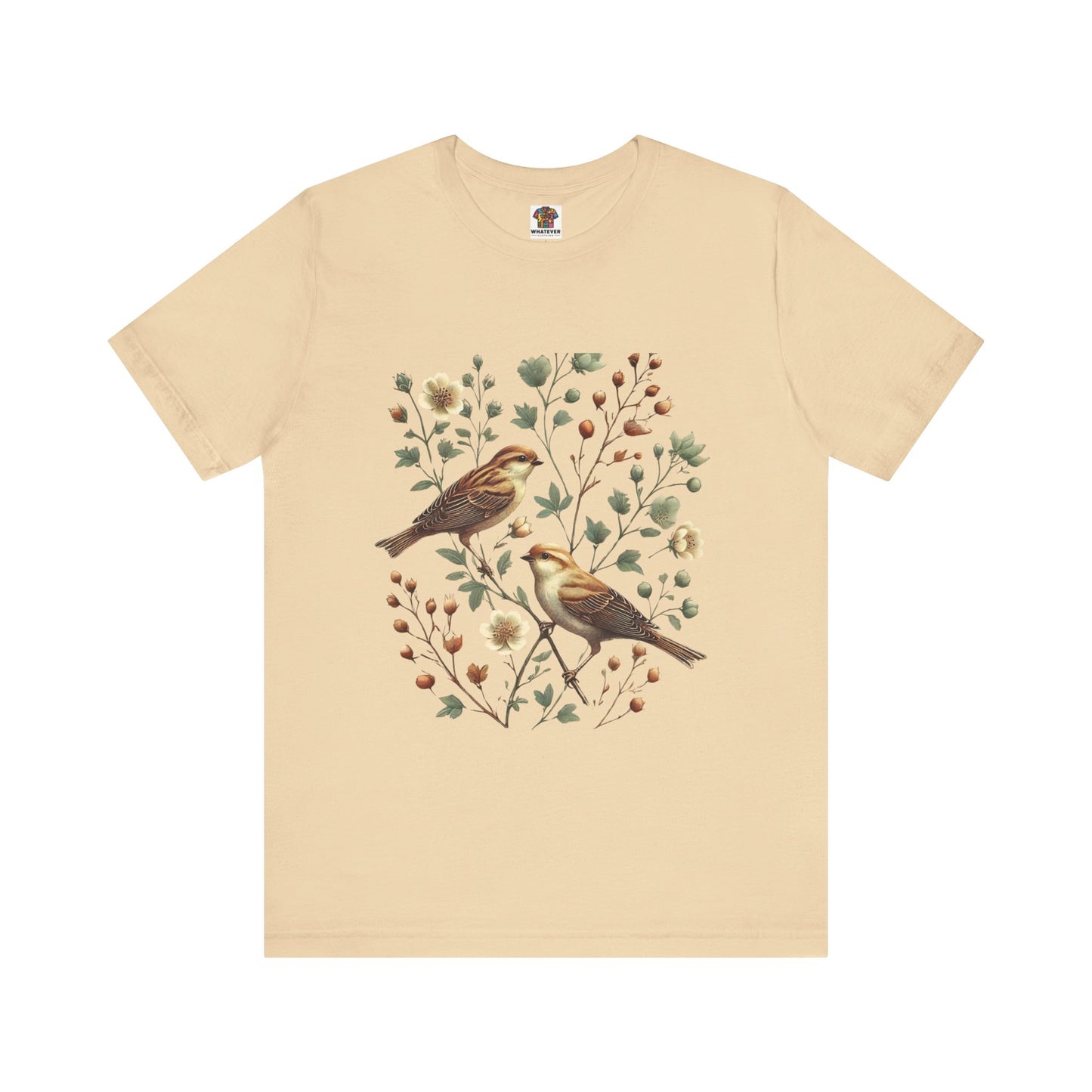 Songbirds: Floral Sepia