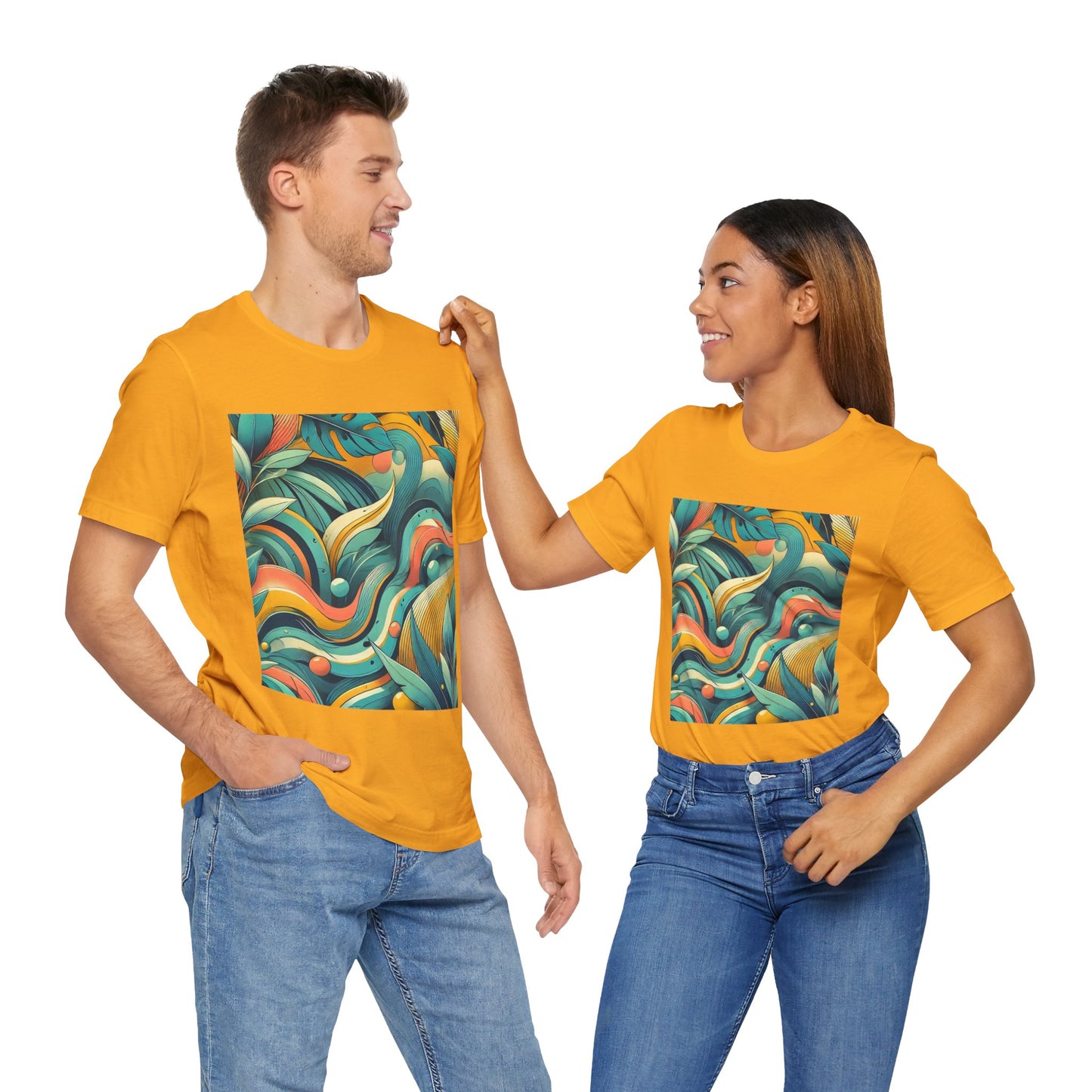 Abstract Waves: Tropical Vibe