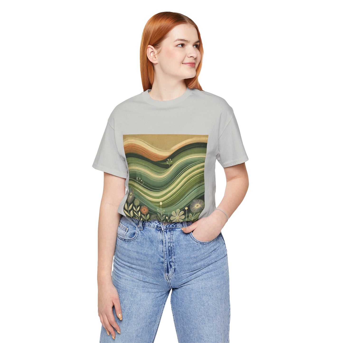 Rolling Hills: Floral Sepia