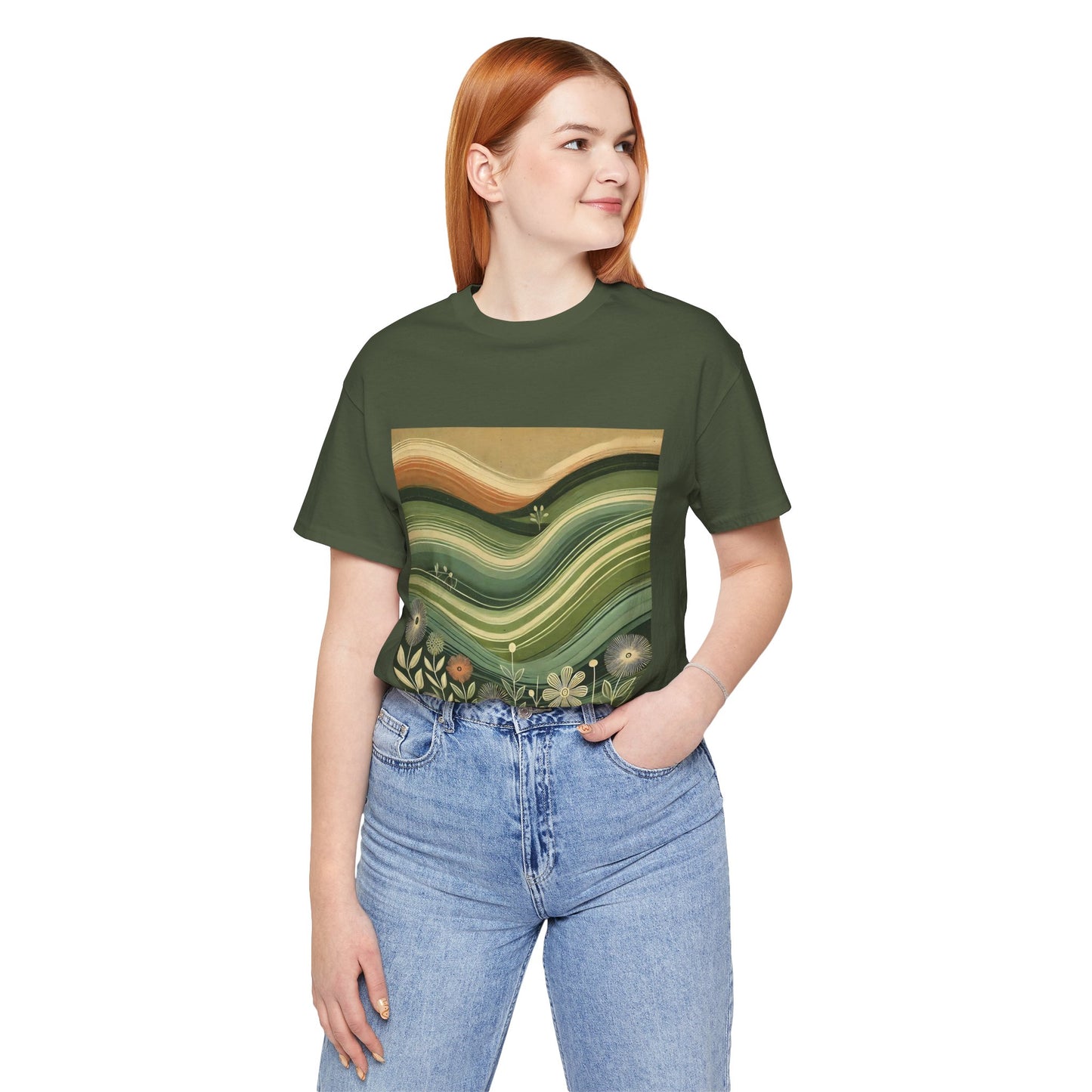 Rolling Hills: Floral Sepia