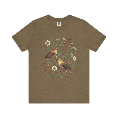 Songbirds: Floral Sepia