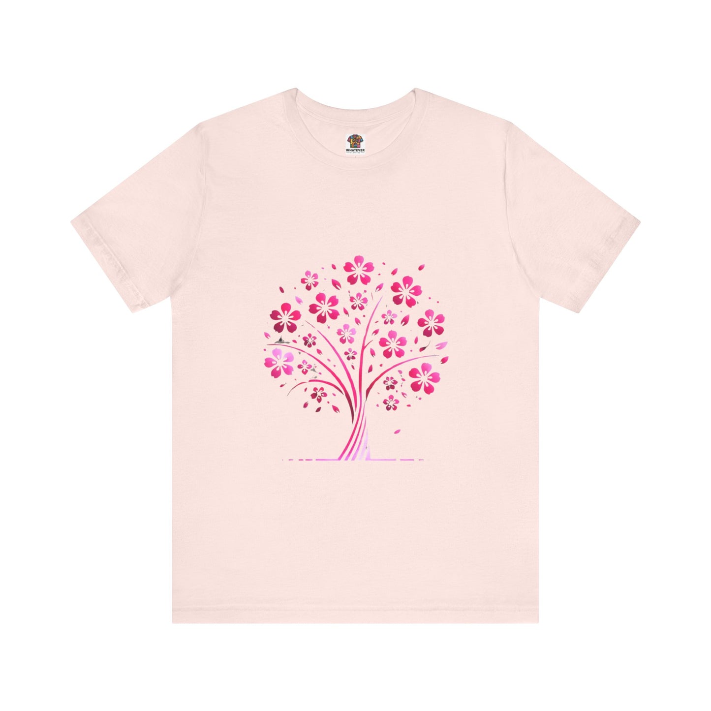 Isolated Stylized Tree: Floral Noir