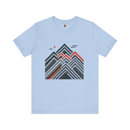 Abstract Mountain: Minimalist Geometric