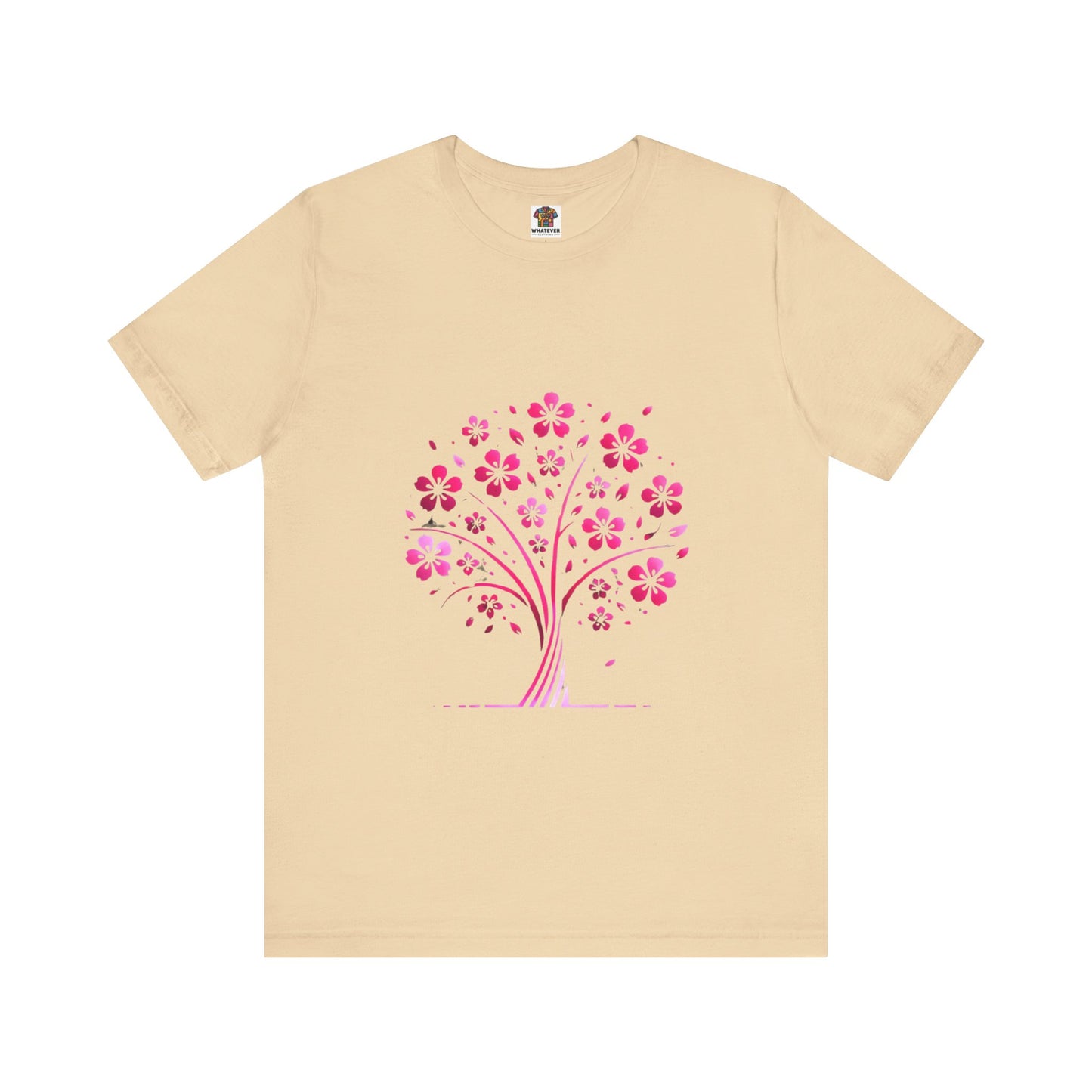 Isolated Stylized Tree: Floral Noir