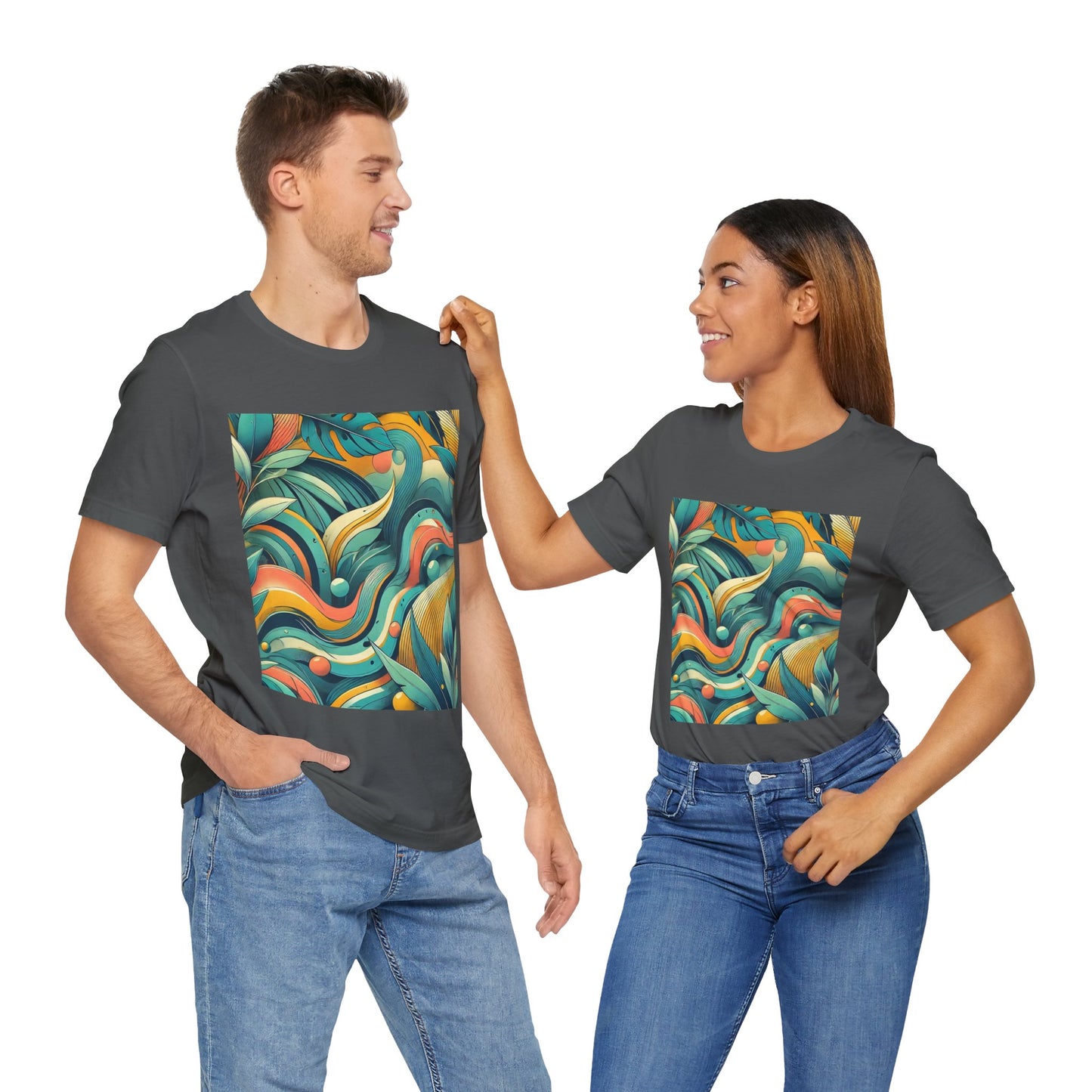 Abstract Waves: Tropical Vibe