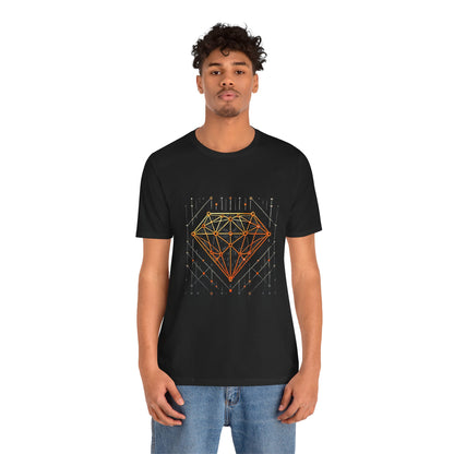 Stylized Diamond: Minimalist Geometric