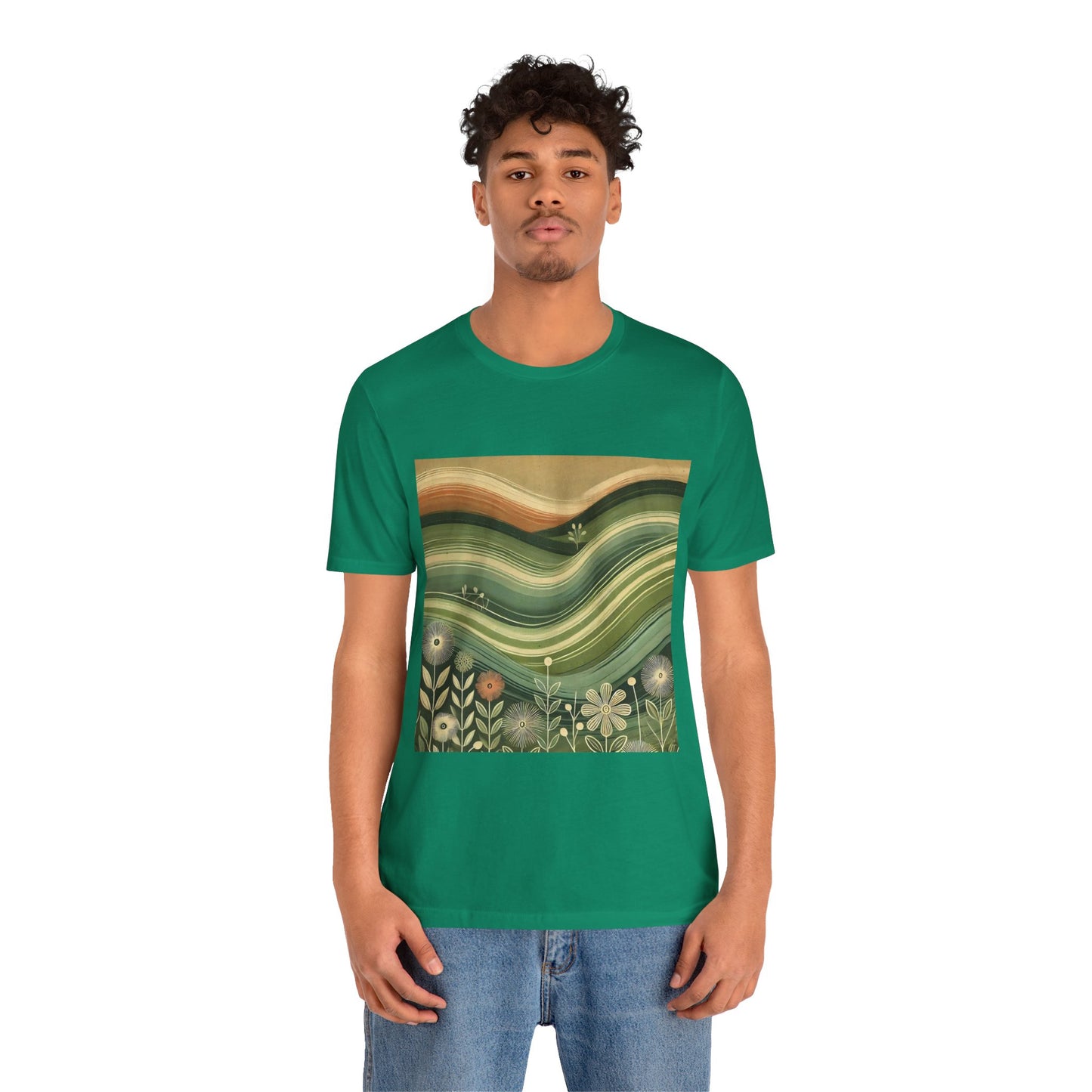 Rolling Hills: Floral Sepia