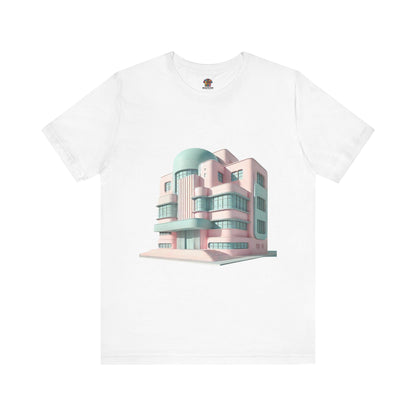 Stylized Building: Retro-Futuristic