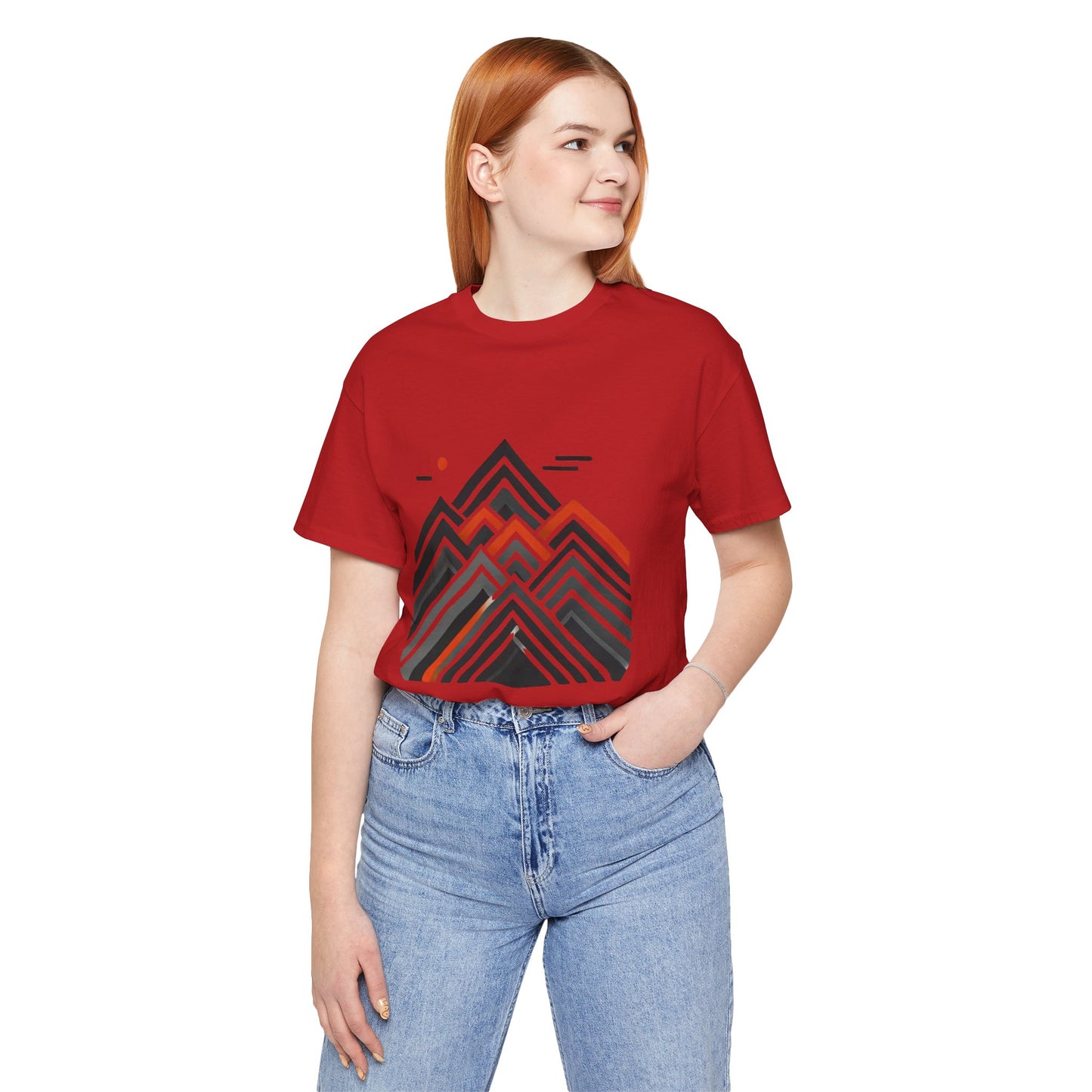 Abstract Mountain: Minimalist Geometric