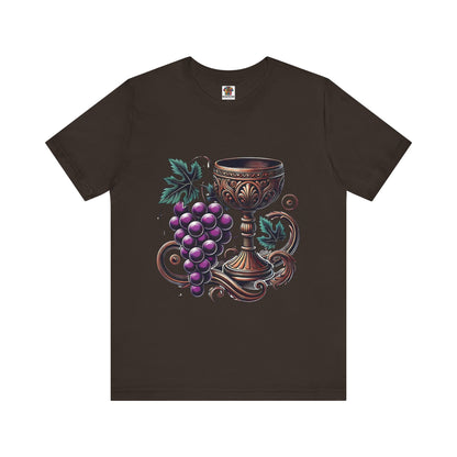 Grapes and Goblet: Classical Elegance