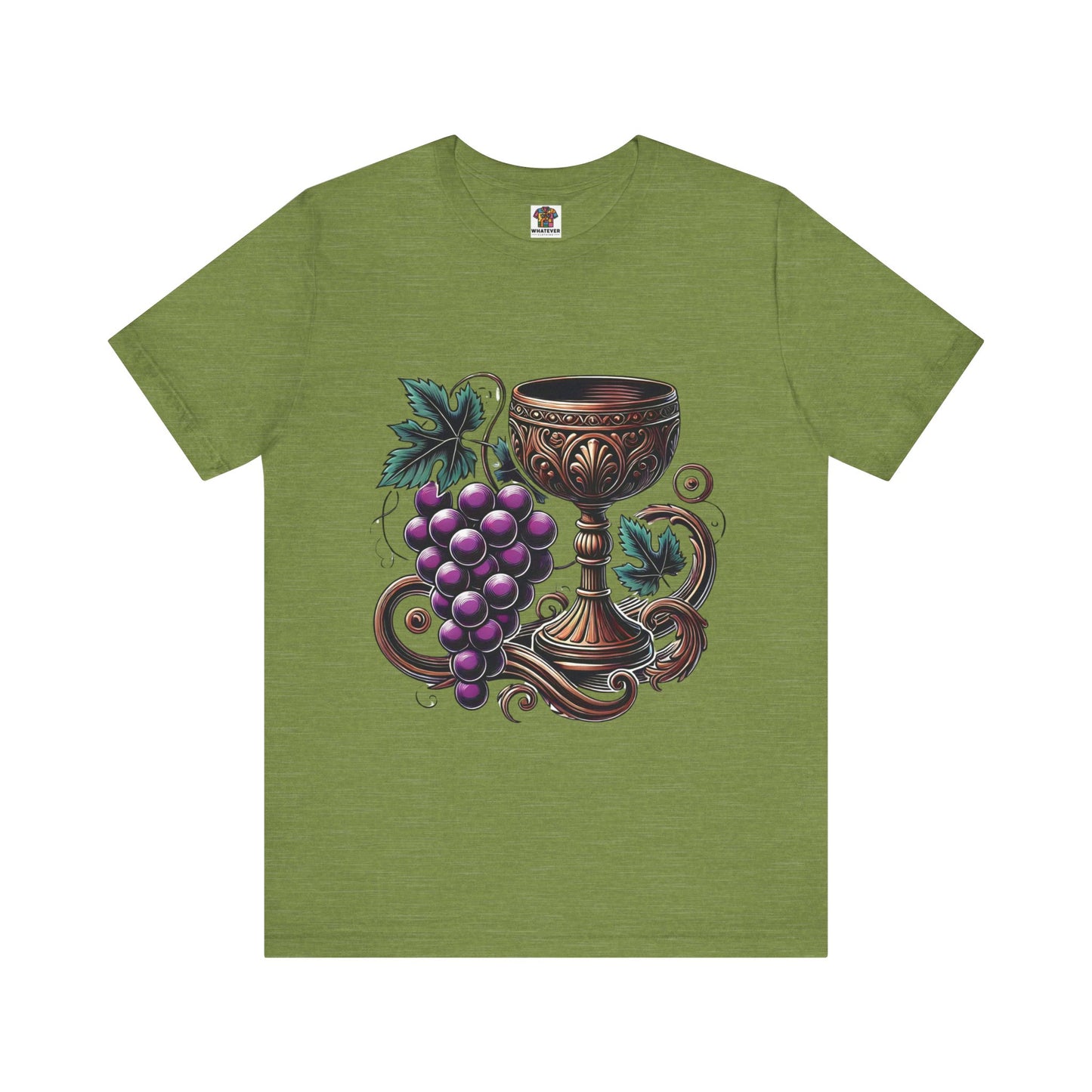 Grapes and Goblet: Classical Elegance