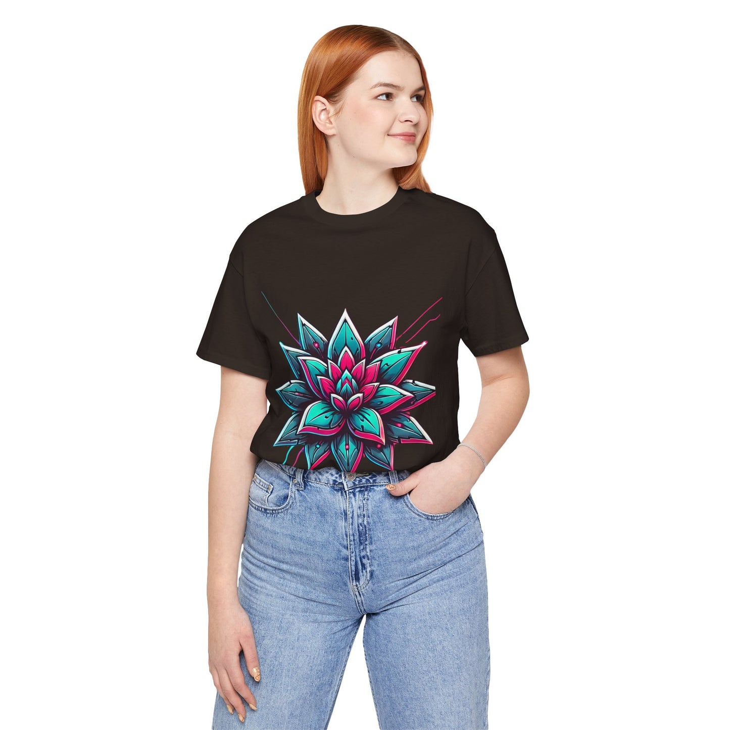 Cybernetic Flower: Cyberpunk Retro-futuristic