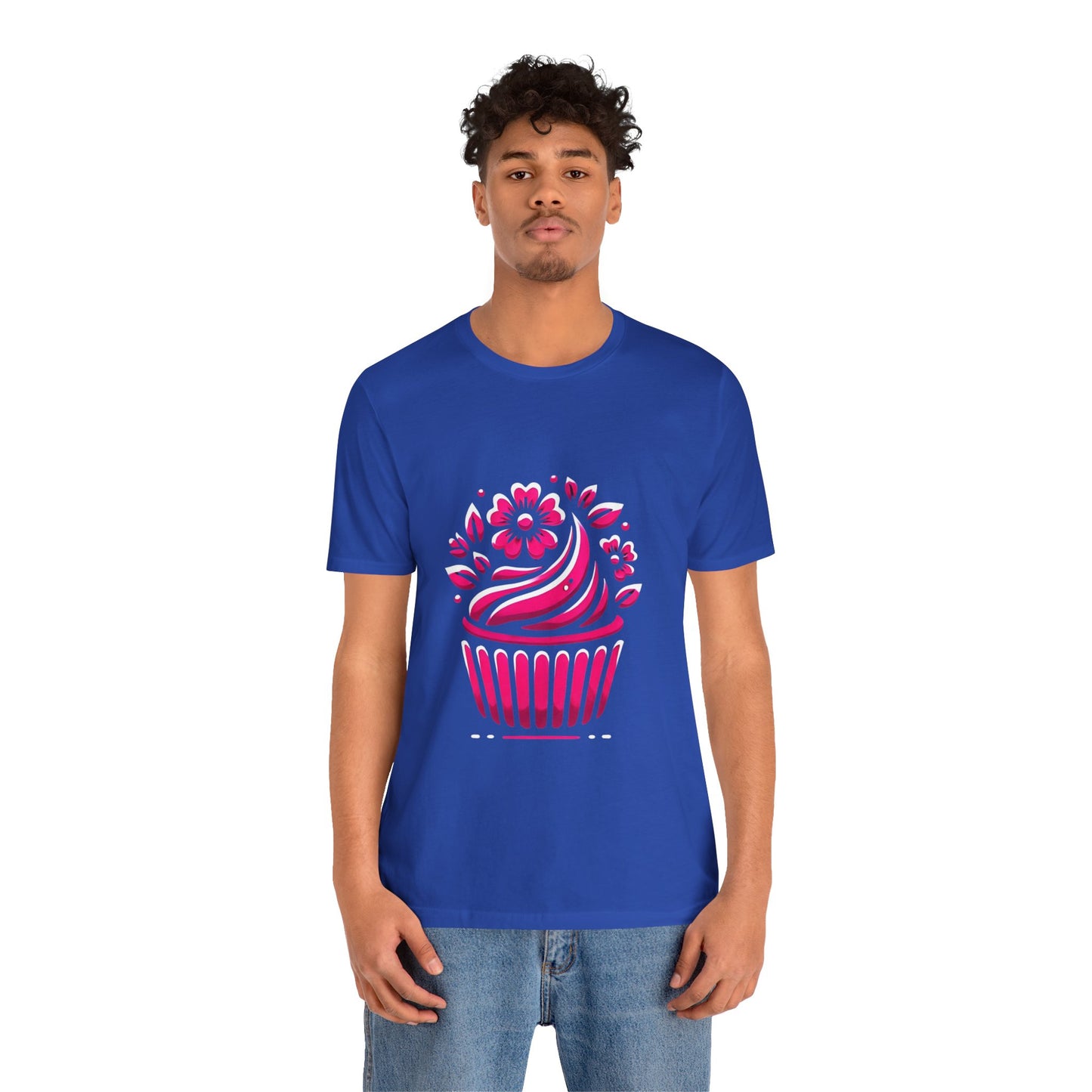 Cupcake with Floral Frosting: Floral Noir