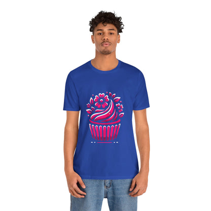 Cupcake with Floral Frosting: Floral Noir