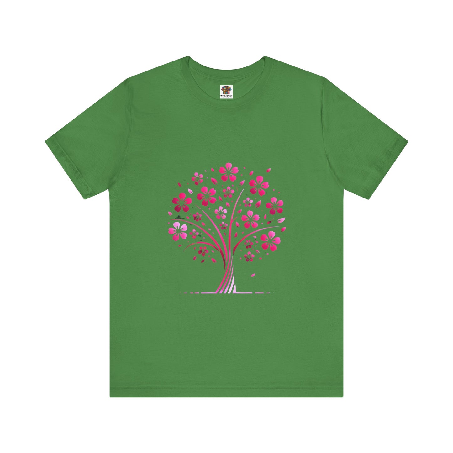Isolated Stylized Tree: Floral Noir