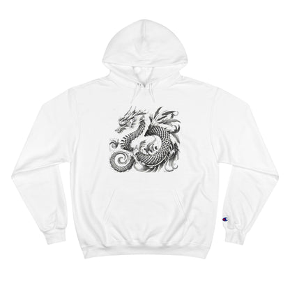 Stylized
  Dragon: Monochromatic Deco