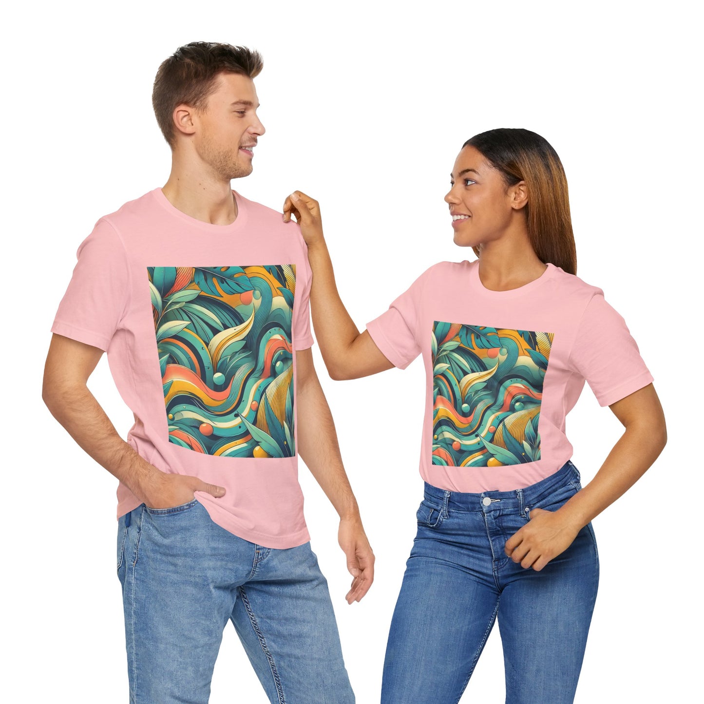 Abstract Waves: Tropical Vibe