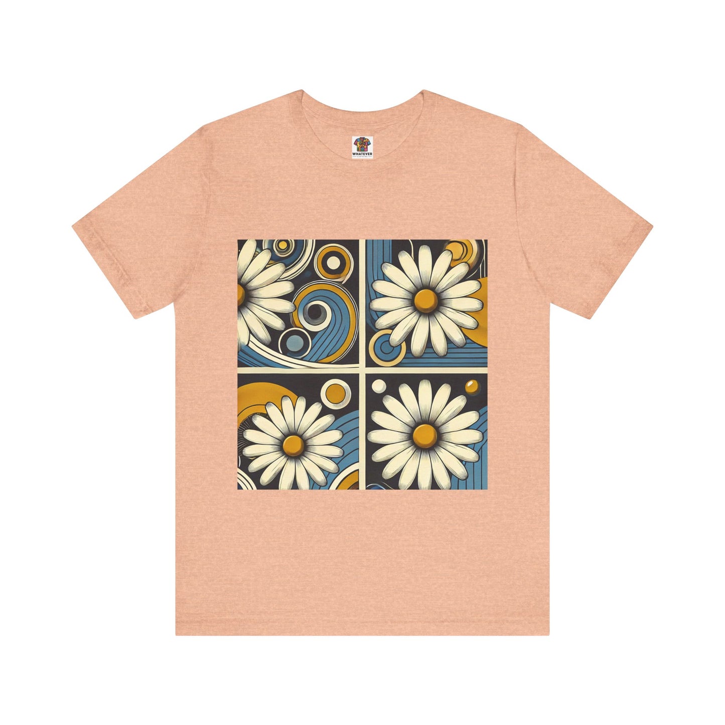 Daisy Landscape: Retro Pop-Art