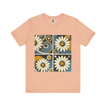 Daisy Landscape: Retro Pop-Art