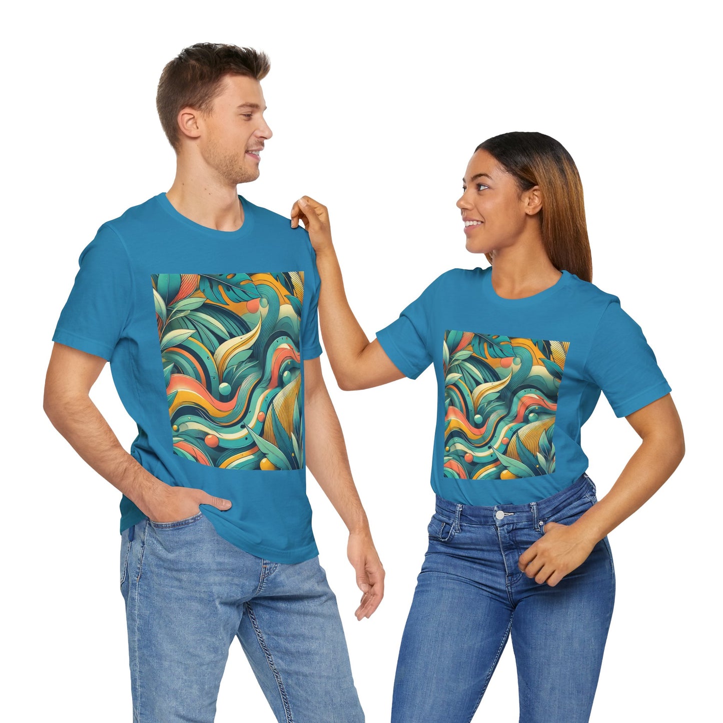 Abstract Waves: Tropical Vibe