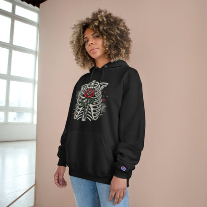 Ribcage
  with Rose: Gothic Streetwear