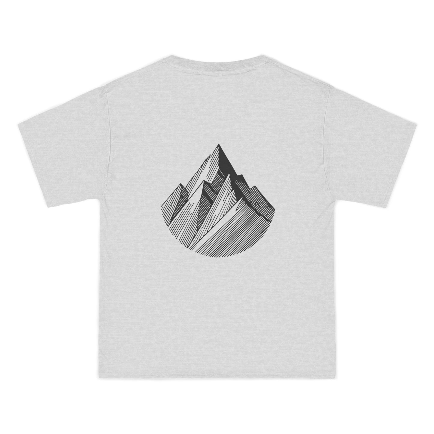 Serene
  Mountain: Minimalist Line Art