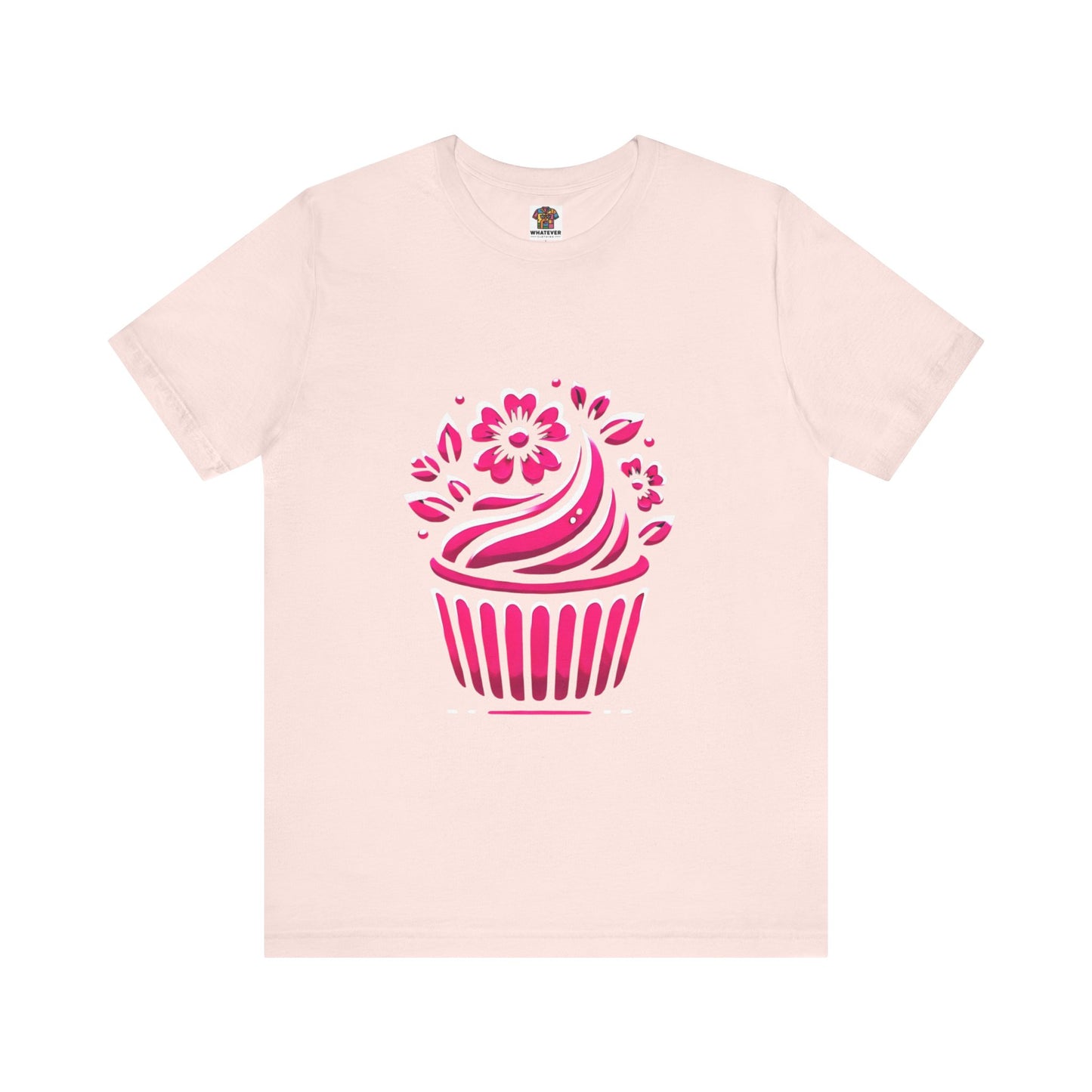 Cupcake with Floral Frosting: Floral Noir