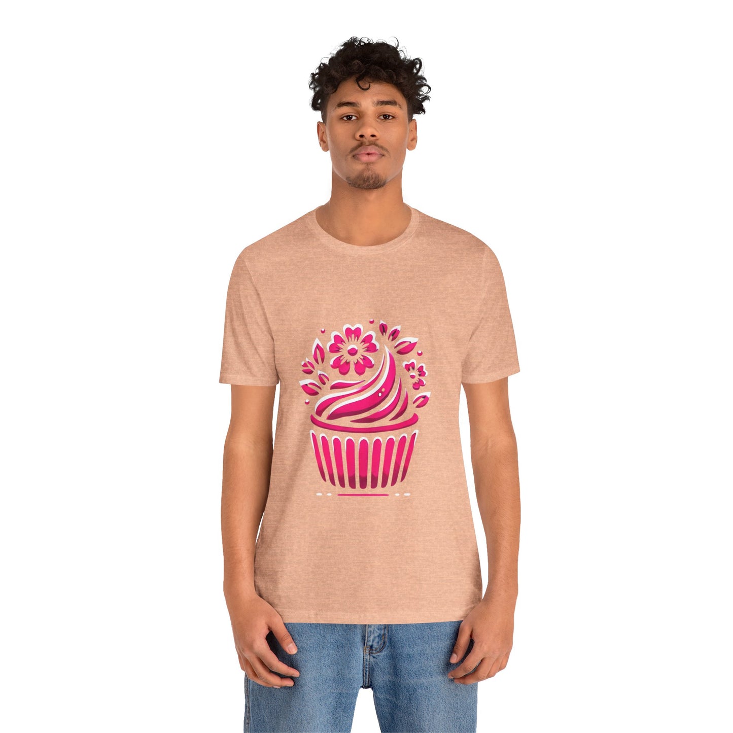 Cupcake with Floral Frosting: Floral Noir