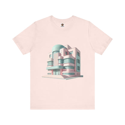 Stylized Building: Retro-Futuristic