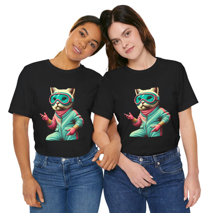Stylized Cat: Retro-Futuristic