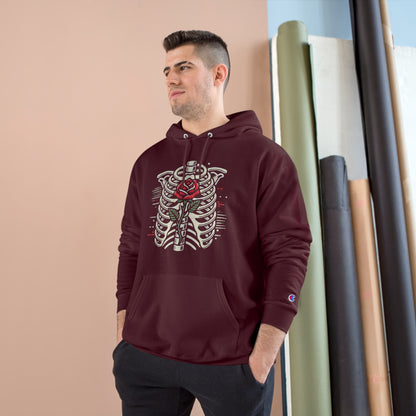 Ribcage
  with Rose: Gothic Streetwear