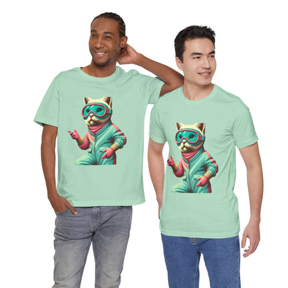 Stylized Cat: Retro-Futuristic