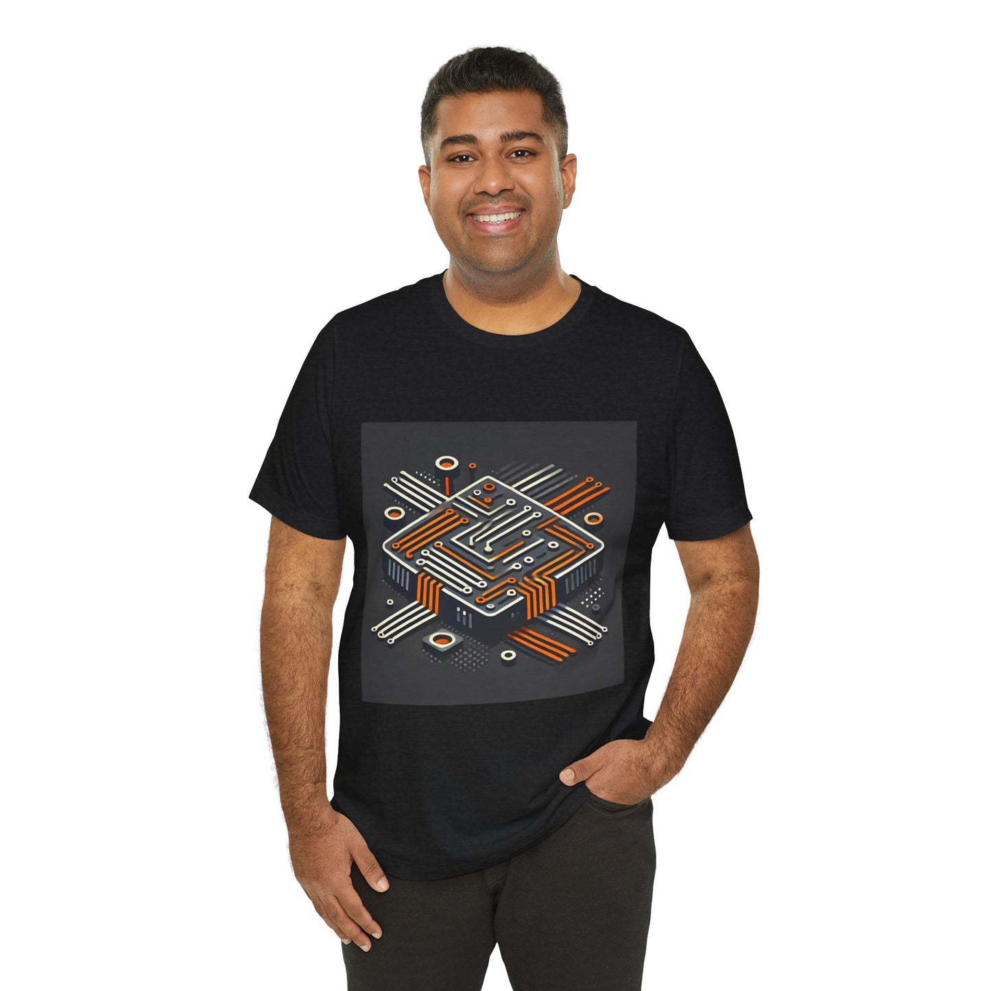 Digital Circuitry: Minimalist Geometric